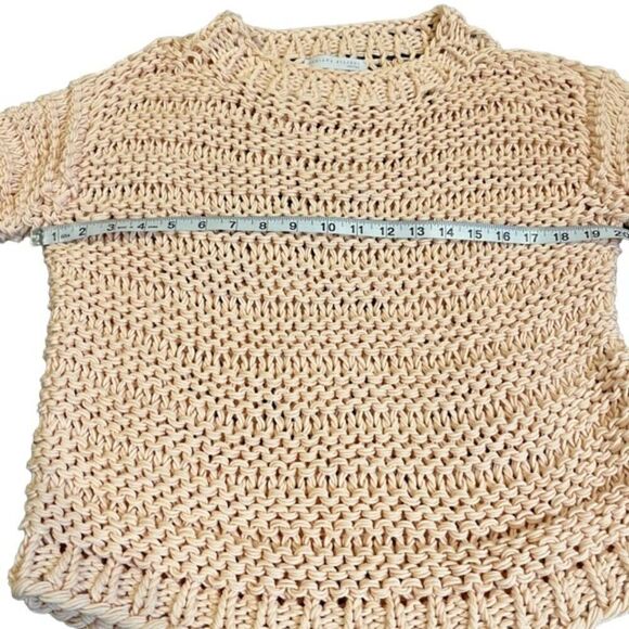 Fabiana Filippi Women's Peach Oversized Open Knit Sweater Size Large - Picture 10 of 12